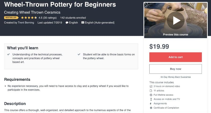 Course_ Wheel-Thrown Pottery for Beginners