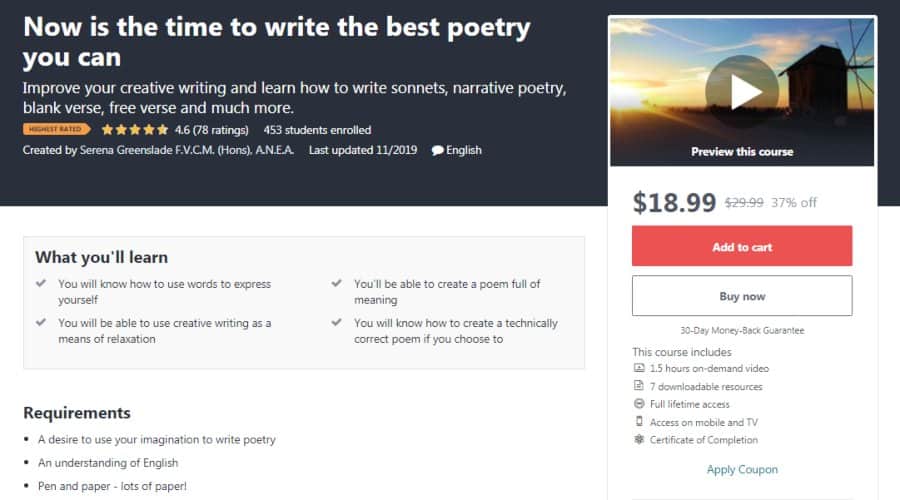 Now is the time to write the best poetry you can Now is the time to write the best poetry you can