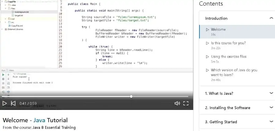 10. Java 8 Essential Training (LinkedIn Learning)